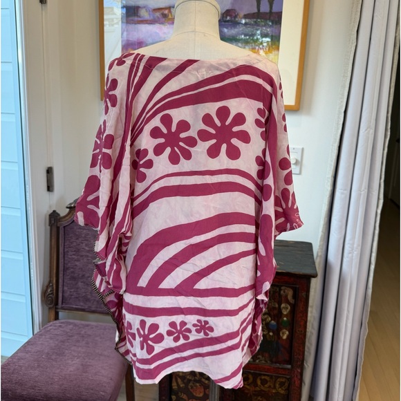 Sun Child Silk Caftan Shirt - Picture 6 of 7